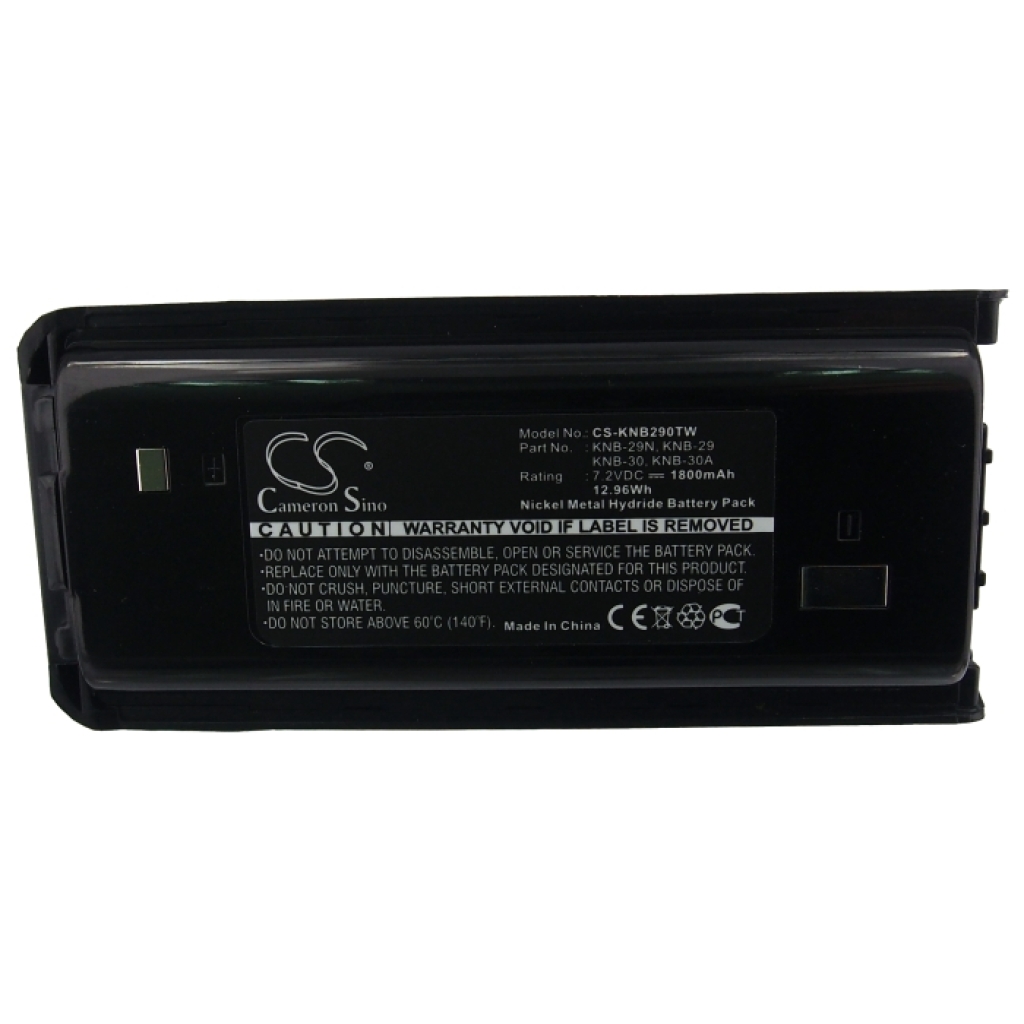 Compatible battery replacement for Kenwood  KNB-30A, KVC-22W, BPKNB45LI, KSC-31, RAD0031...