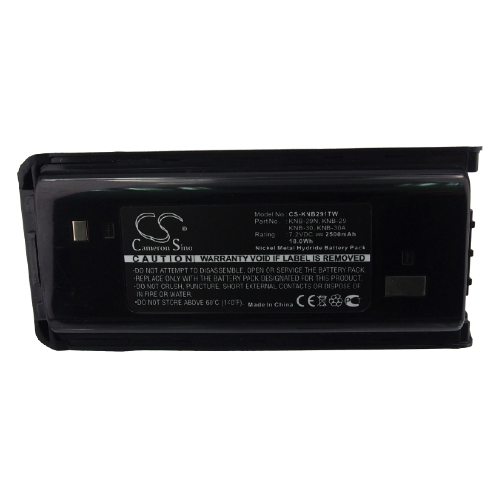 Compatible battery replacement for Kenwood  RAD0148, KNB-30A, KVC-22W, BPKNB45LI, KSC-31...