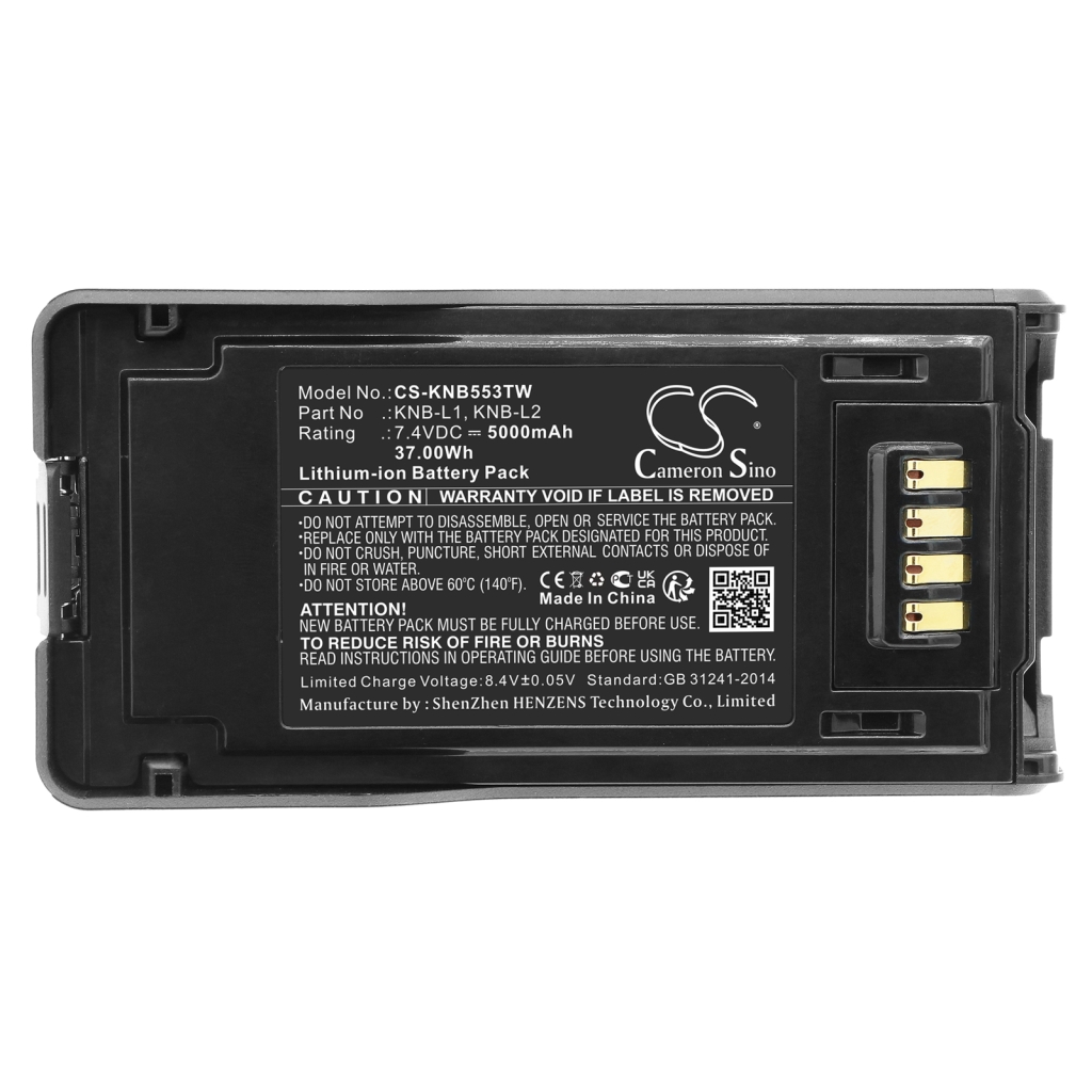 Compatible battery replacement for Kenwood  KNB-L3, KNB-N4, KNB-L2M, KNB-LS6, KNB-L2...