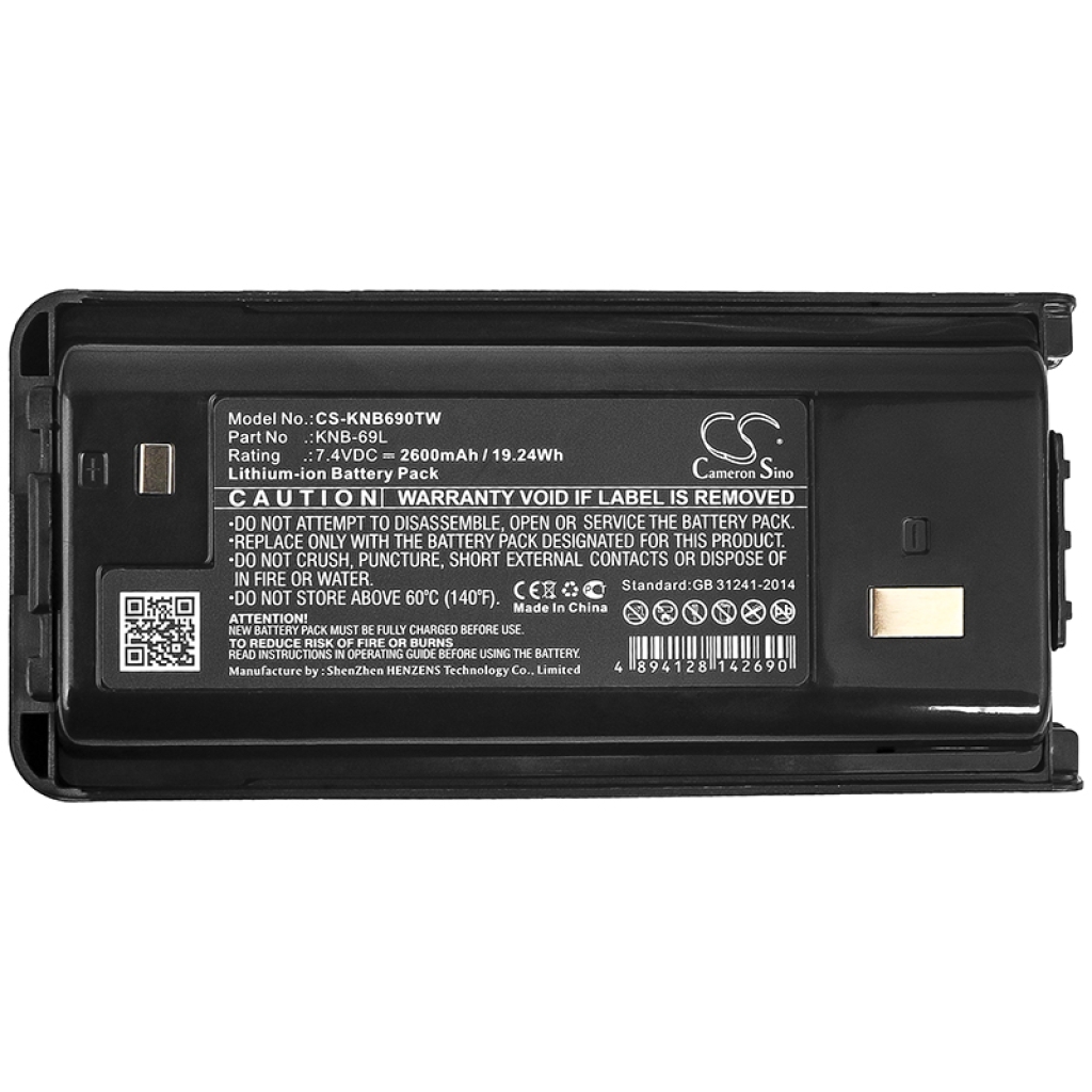 Two-Way Radio Battery Kenwood CS-KNB690TW