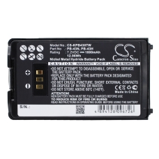 Compatible battery replacement for Kenwood  PB-43H, PB-43, KNB-43, PB-43N