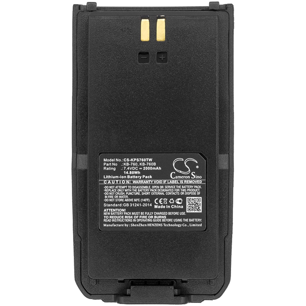 Two-Way Radio Battery Kirisun CS-KPS760TW