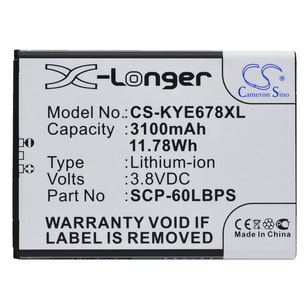 Mobile Phone Battery Kyocera CS-KYE678XL