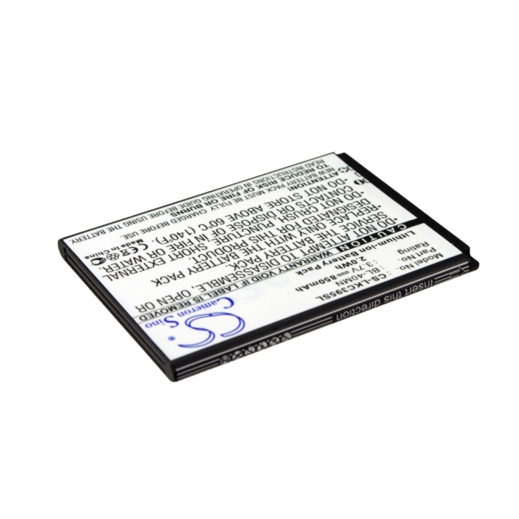 Compatible battery replacement for LG  EAC61700902, BL-40MN