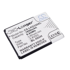 Compatible battery replacement for LG  EAC62258202, BL-52UHB, BL-52UH