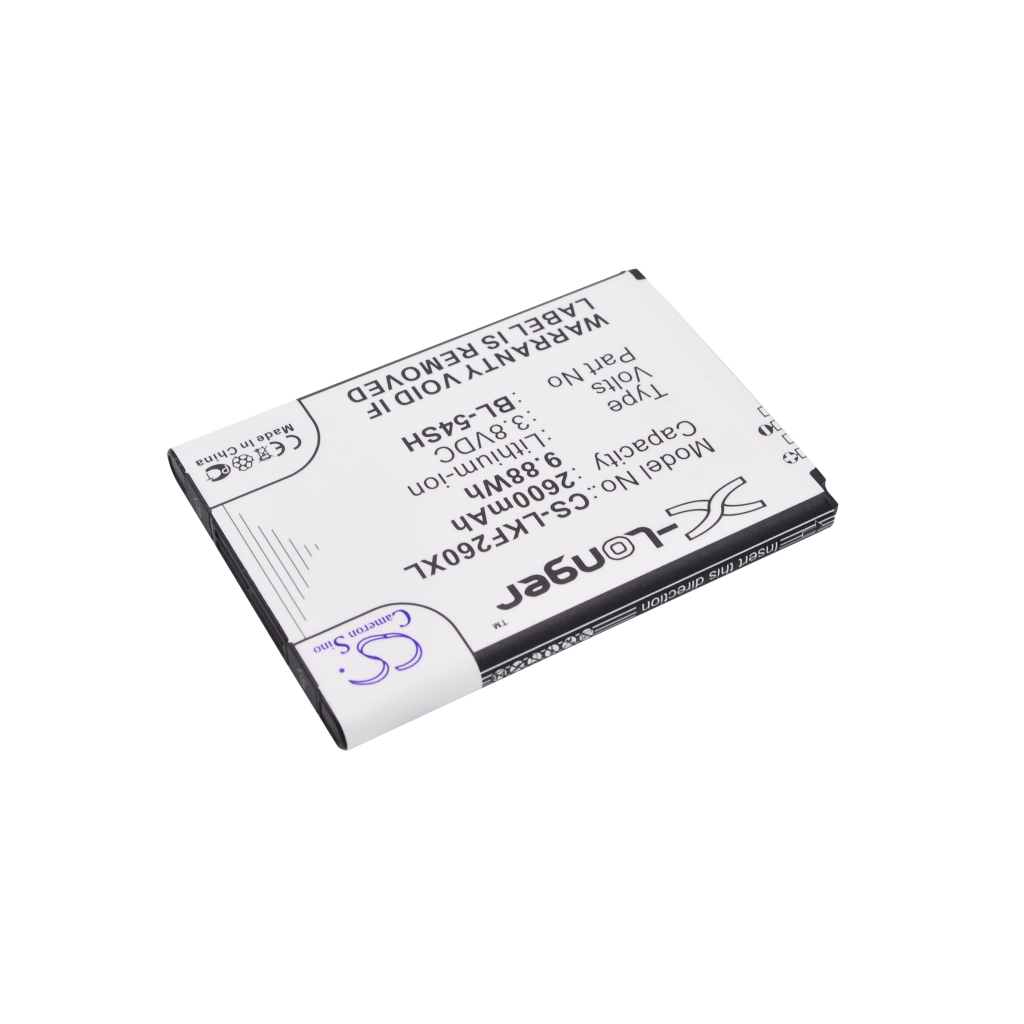 Compatible battery replacement for LG  BL-54SH, BL-54SG, EAC62018301, EAC62018209