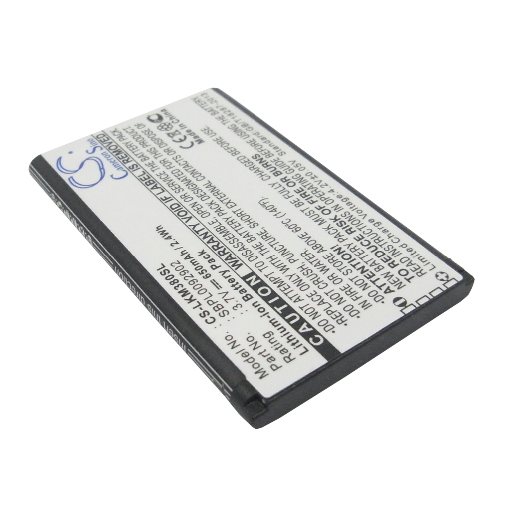 Compatible battery replacement for LG  SBPP0026203, SBPL0085606, SBPL0092904, LGIP-330GP, SBPL0092902...