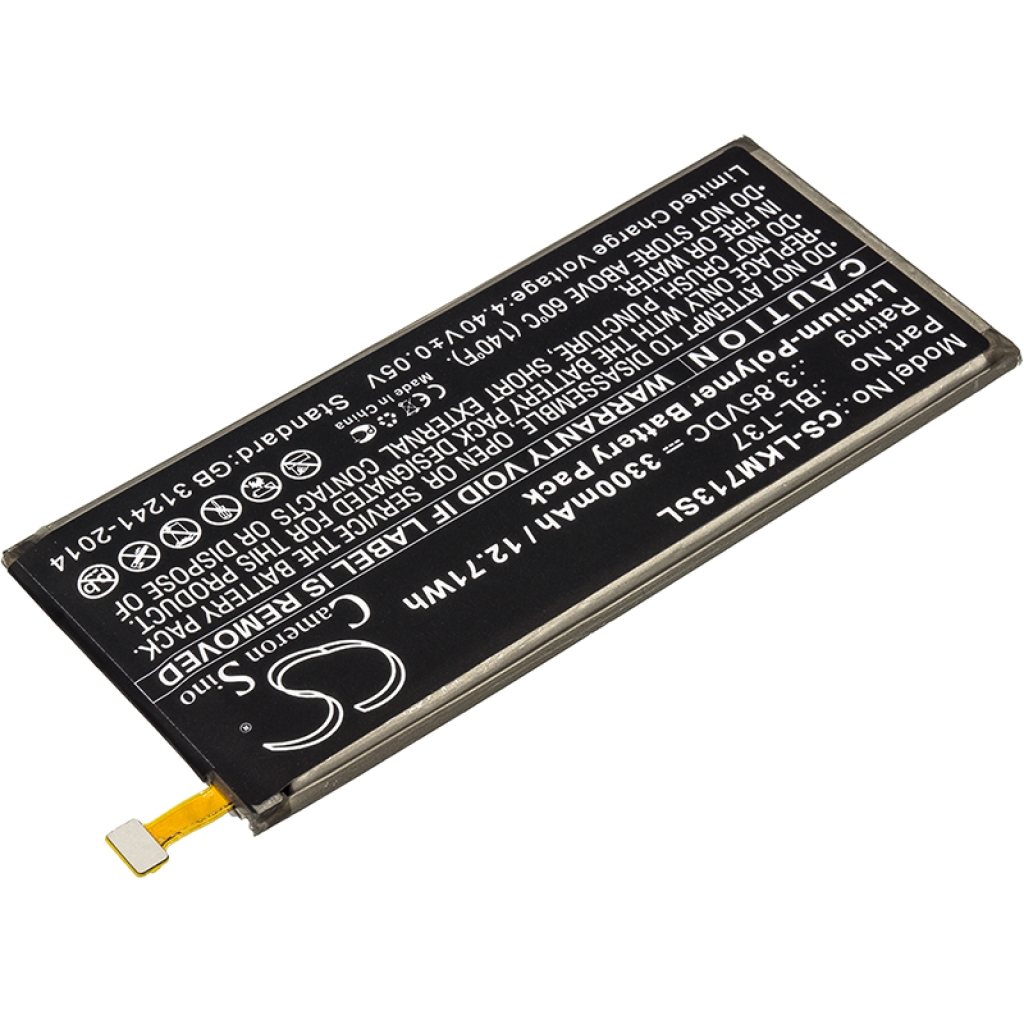 Compatible battery replacement for LG  EAC63958201, BL-T37