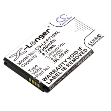 Compatible battery replacement for Verizon BL-59JH,EAC61998401,EAC61998402,EAC62018401