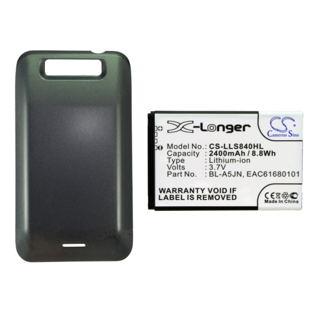 Compatible battery replacement for Sprint  EAC61838702, EAC61680101, BL-A5JN, BL-44JS