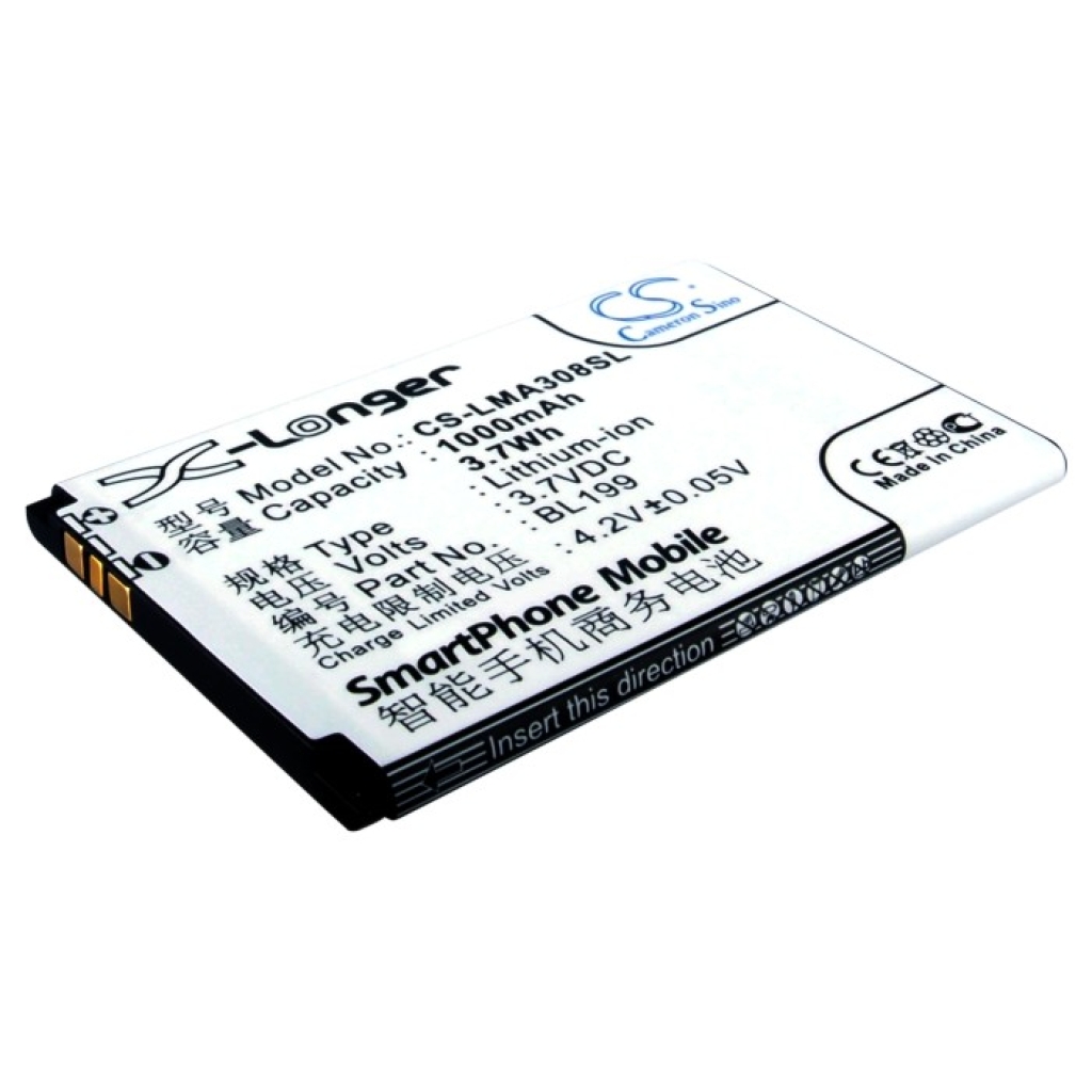 Compatible battery replacement for LENOVO  BL199