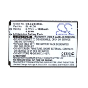 CS-LMS345SL<br />Batteries for   replaces battery BL-41ZHB