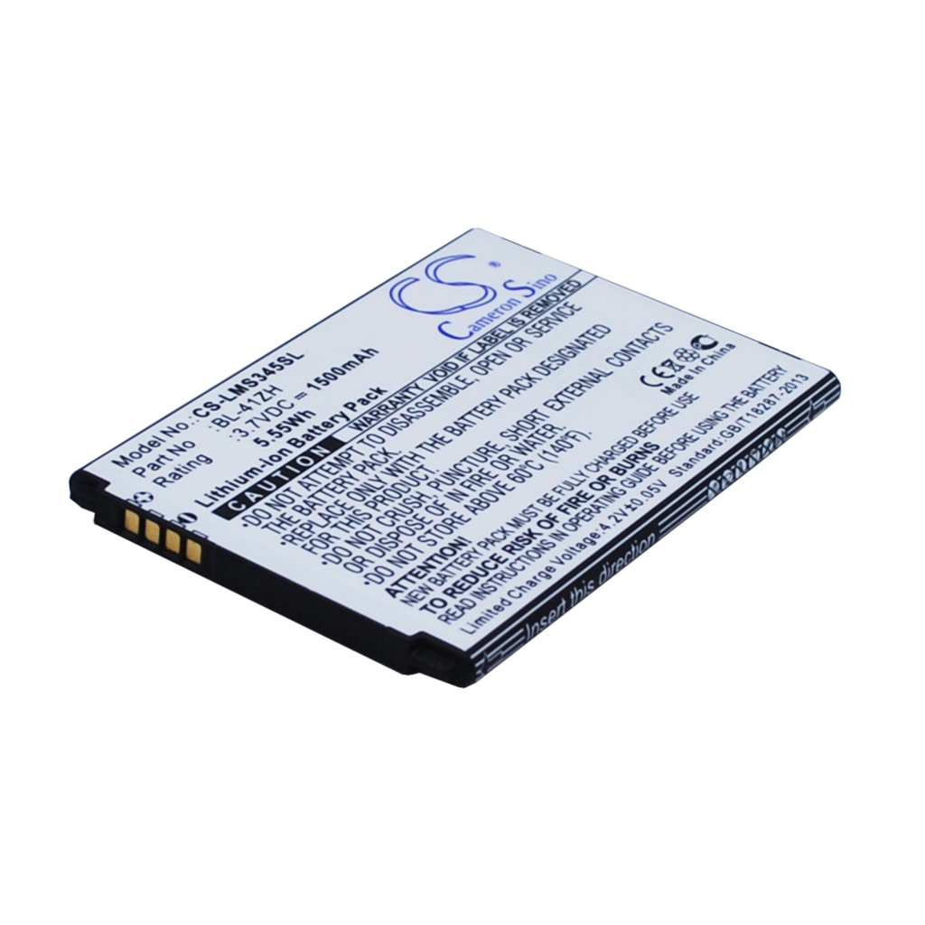 Compatible battery replacement for LG  BL-41ZHB, BL-41ZH, EAC62778201, EAC62378407