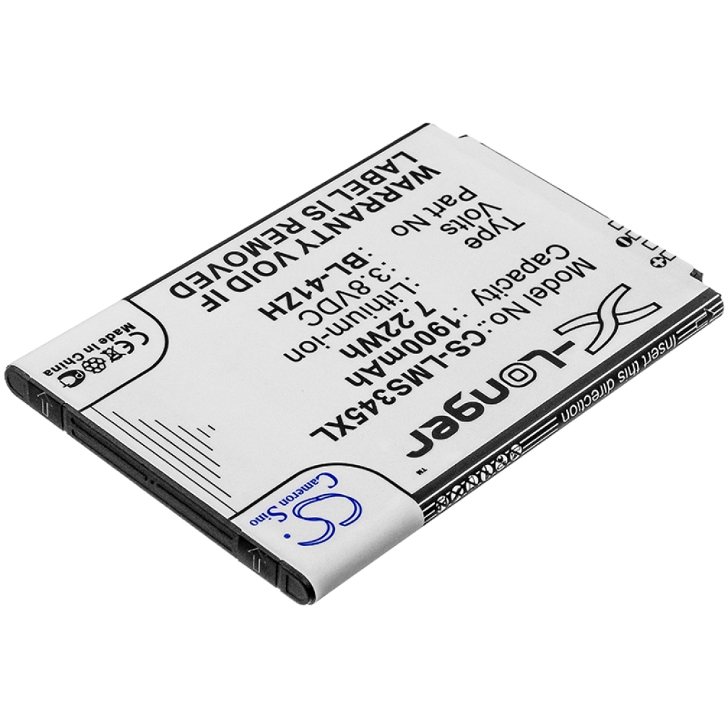 Compatible battery replacement for LG  EAC62378407, BL-41ZHB, BL-41ZH, EAC62778201