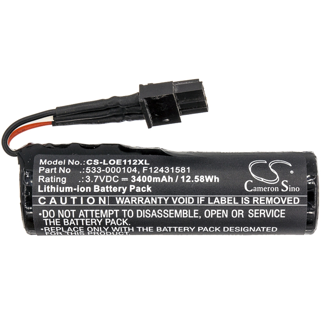 Compatible battery replacement for Logitech  F12431581, 533-000104