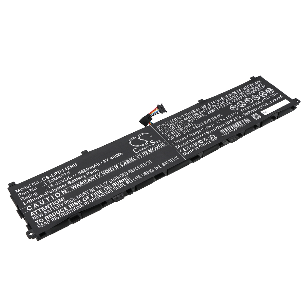 Compatible battery replacement for LENOVO  SB11B79216, 5B11B79218, SB11B79215, 5B11B79217, L20M4P75...