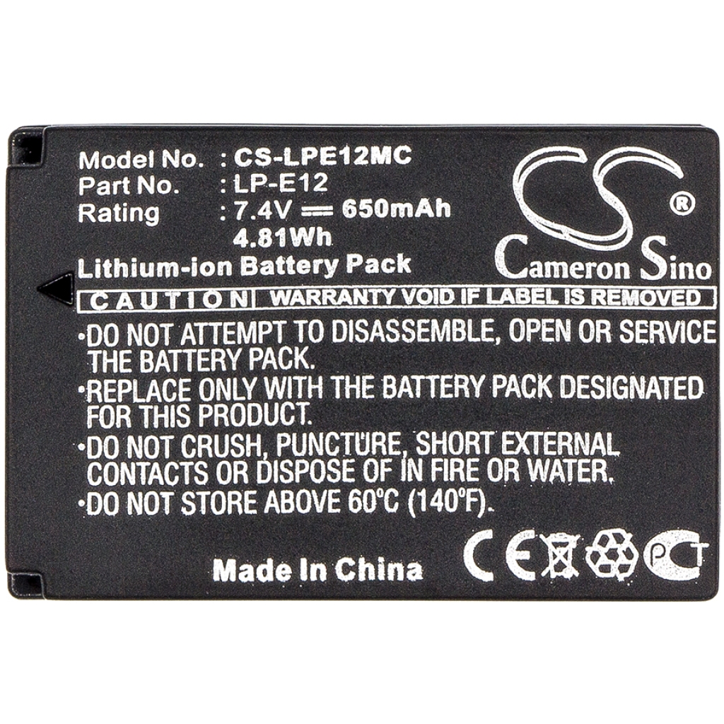 Camera Battery Canon CS-LPE12MC