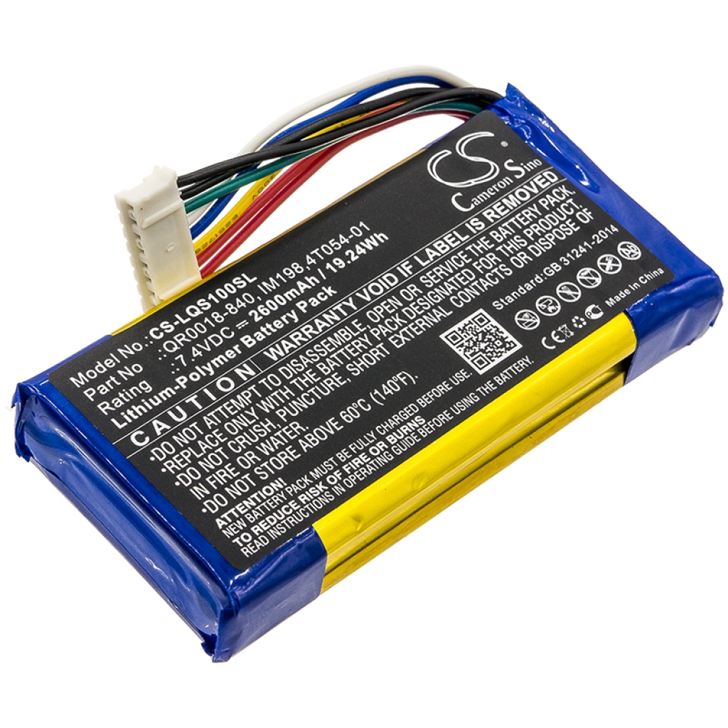 Compatible battery replacement for Qolsys  QR0018-840, IM198, 4T054-01