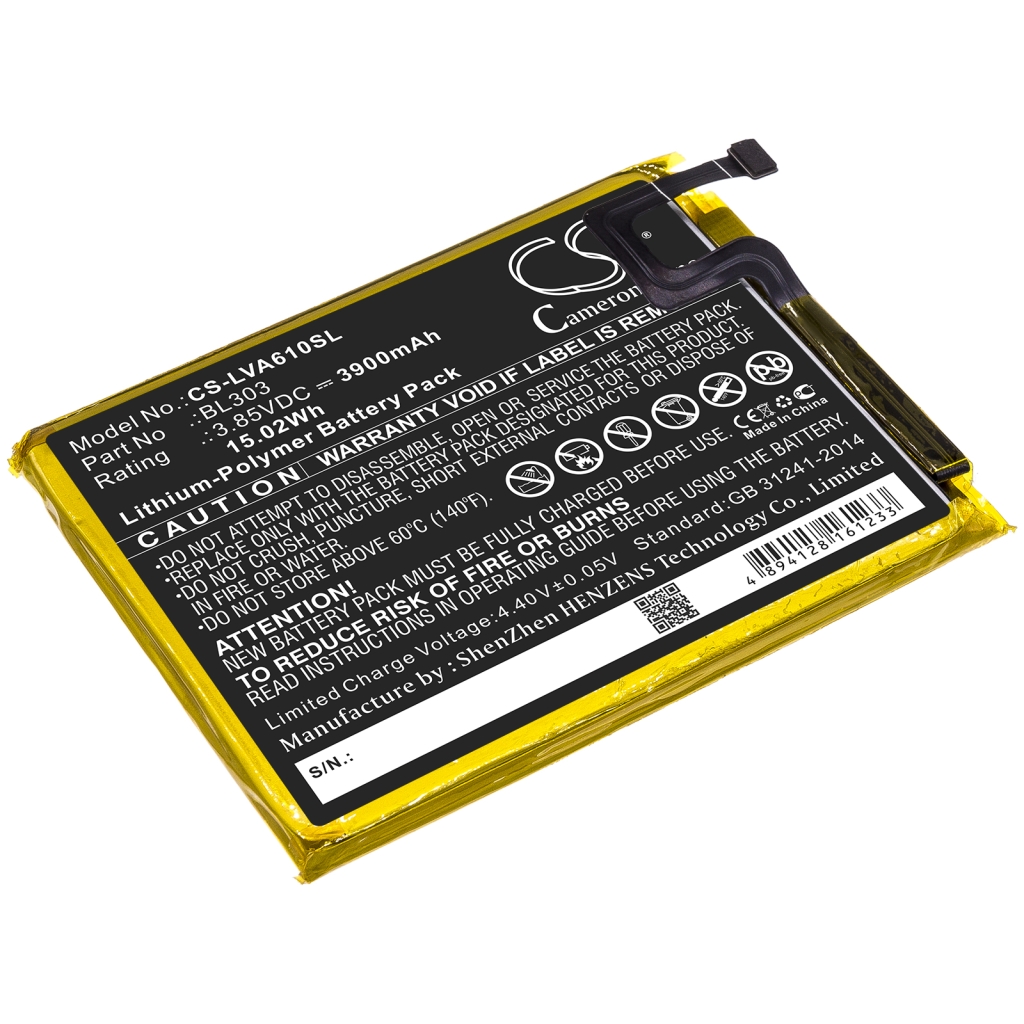 Compatible battery replacement for LENOVO  BL303