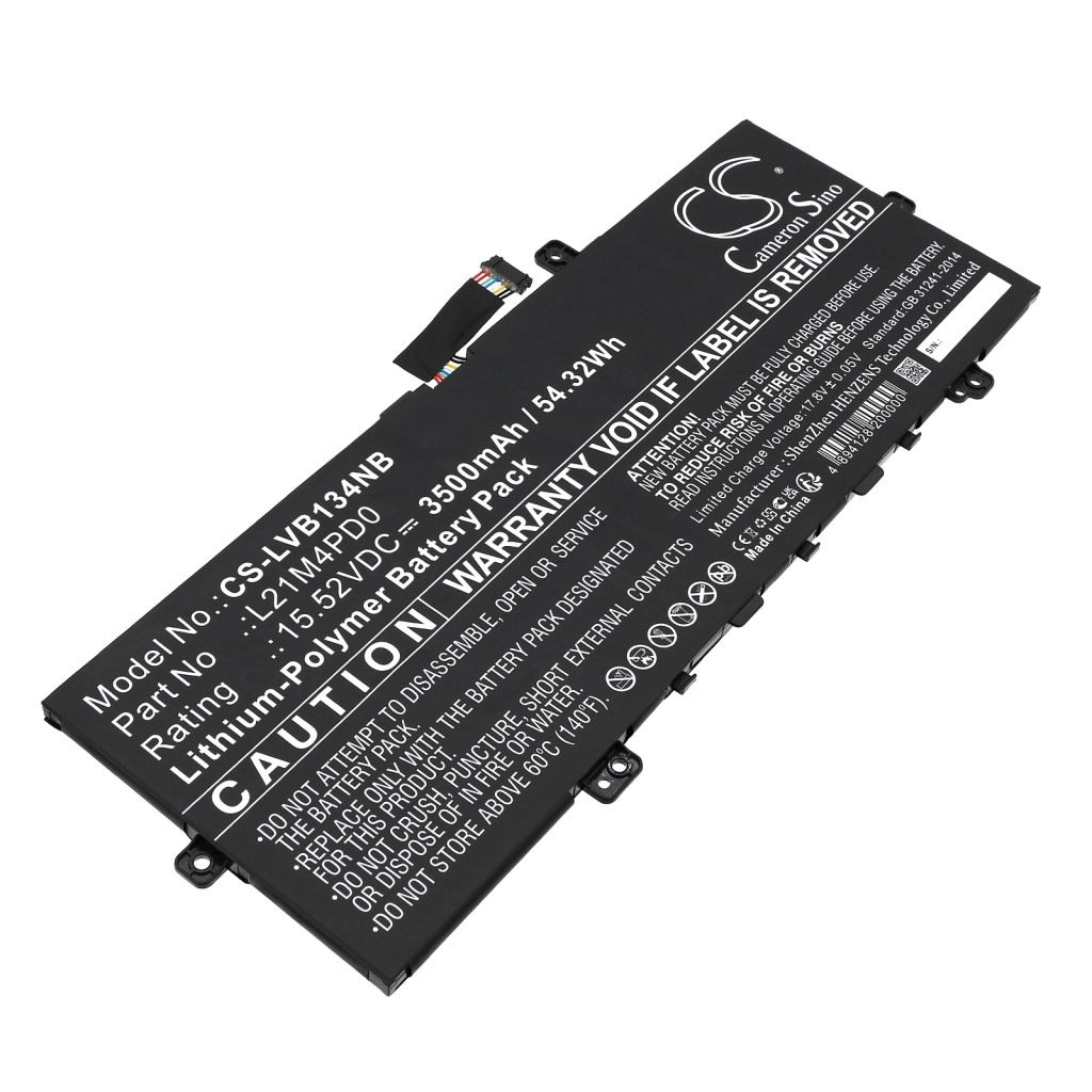 Compatible battery replacement for LENOVO  SB11D96866, L21C4PD0, SB11D96863, L21B4PD0, L21M4PD0...