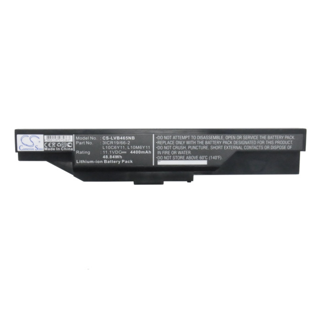 Compatible battery replacement for LENOVO  L10M6Y11, L10C6Y11, 3ICR19/66-2