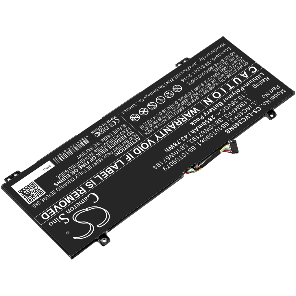 Compatible battery replacement for LENOVO  5B10T09079, L18C4PF3, SB10W67311, 5B10W67217, SB10W67200...