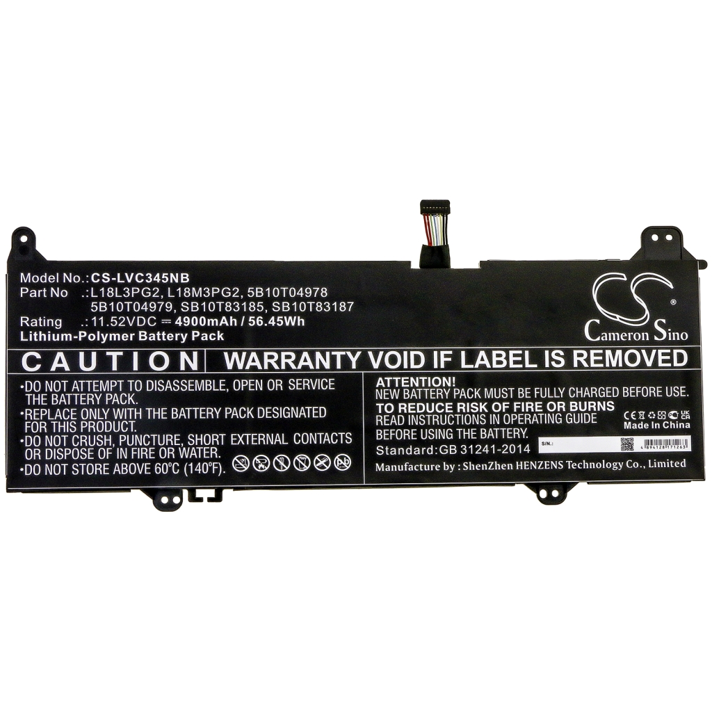 Notebook battery Lenovo CS-LVC345NB