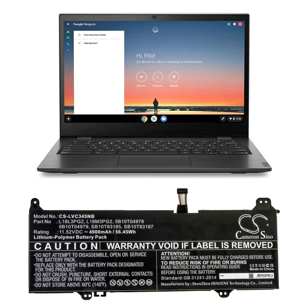 Notebook battery Lenovo CS-LVC345NB