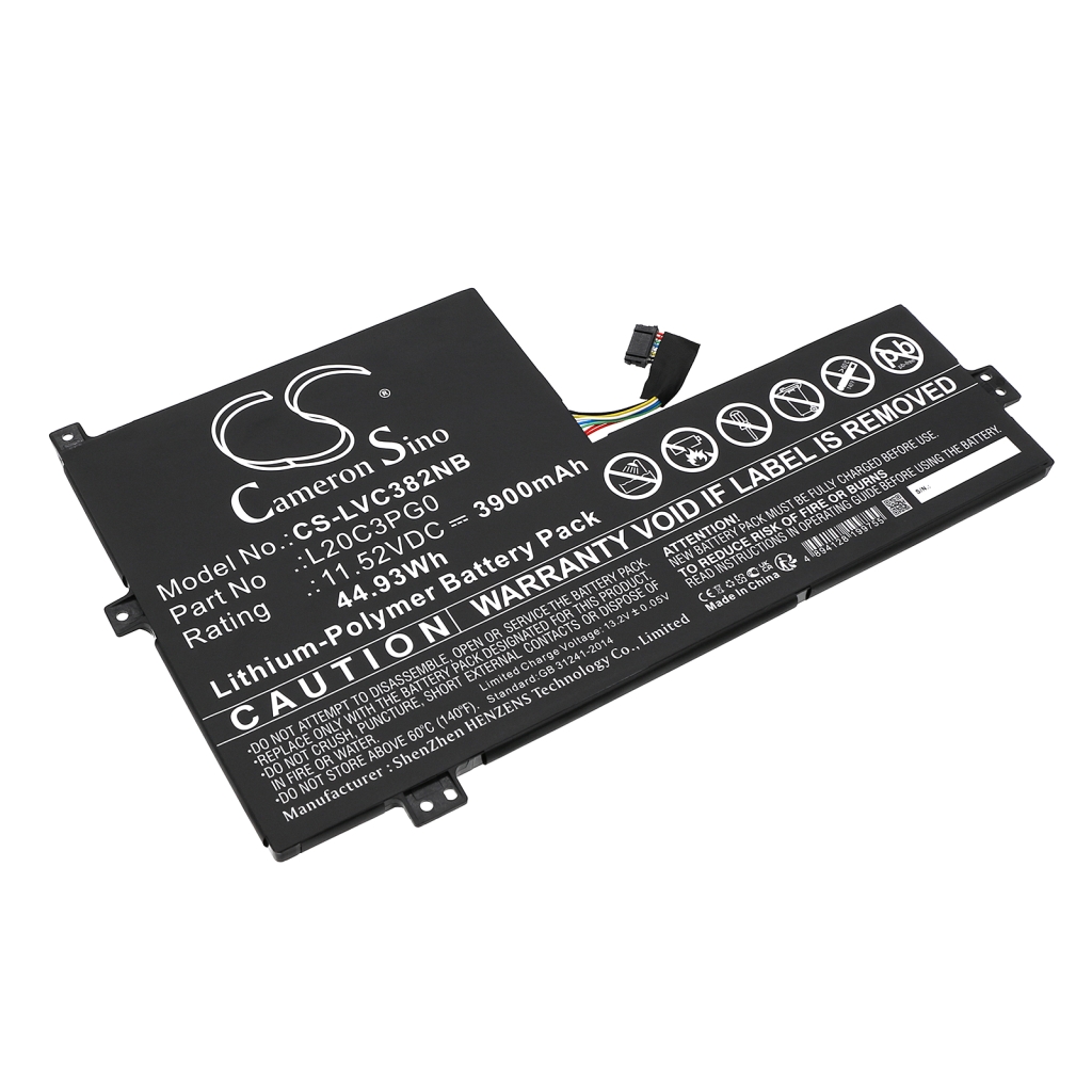 Compatible battery replacement for LENOVO  L20D3PG0, 5B11B36308, SB11B36299, L20C3PG0, SB101136306...