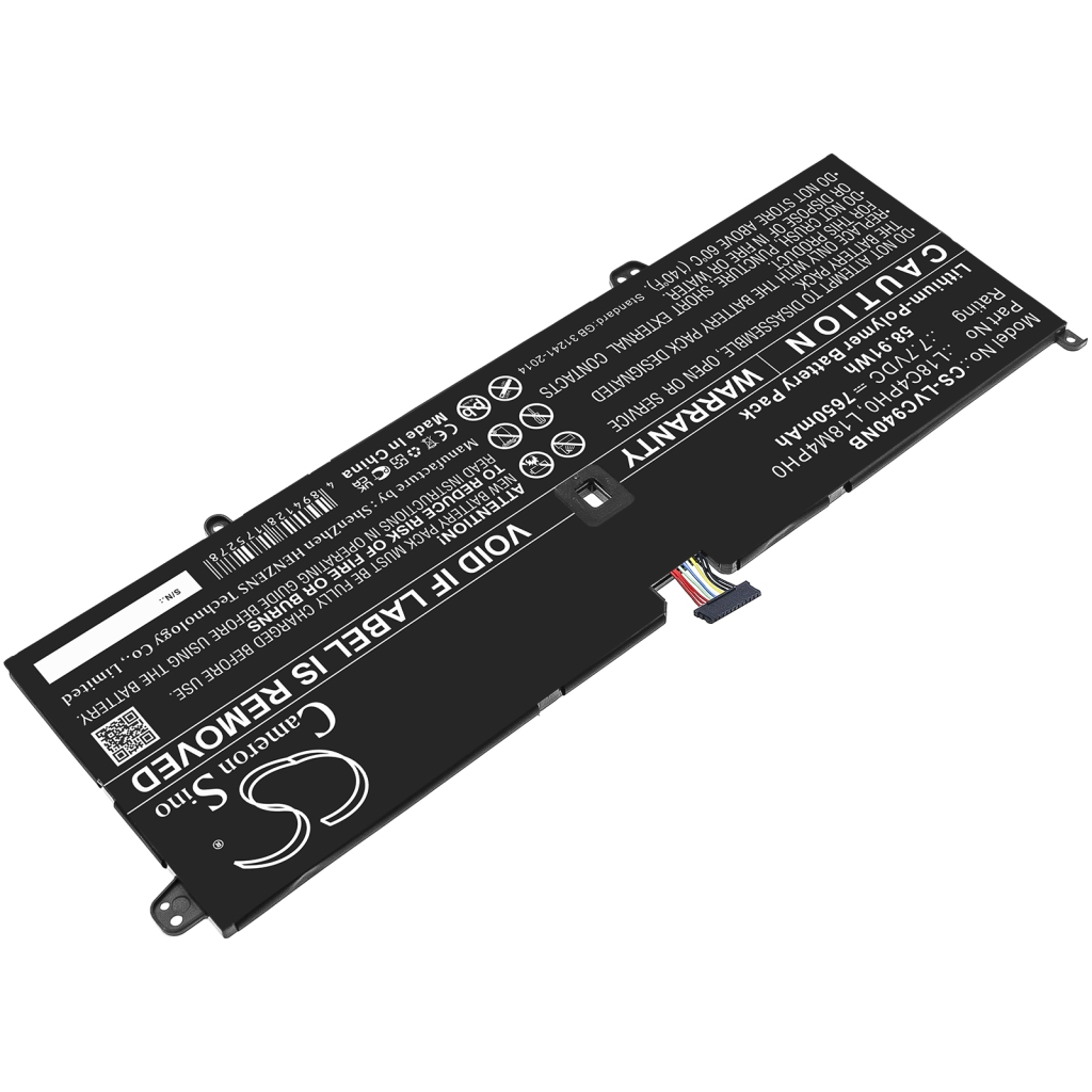 Compatible battery replacement for LENOVO  5B10T11586, L18C4PH0, 5B10T11585, 5B10W67374, SB10W67416...