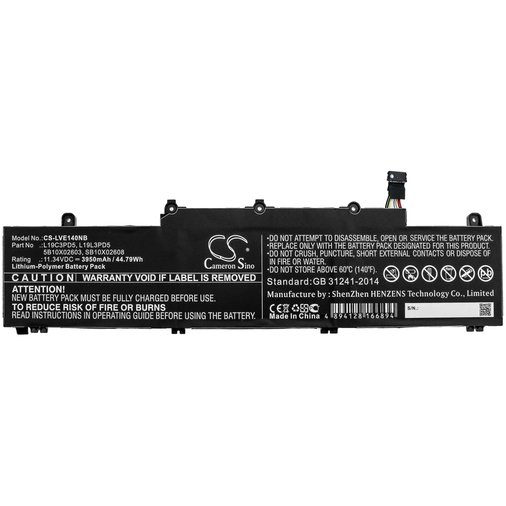 Notebook battery Lenovo CS-LVE140NB