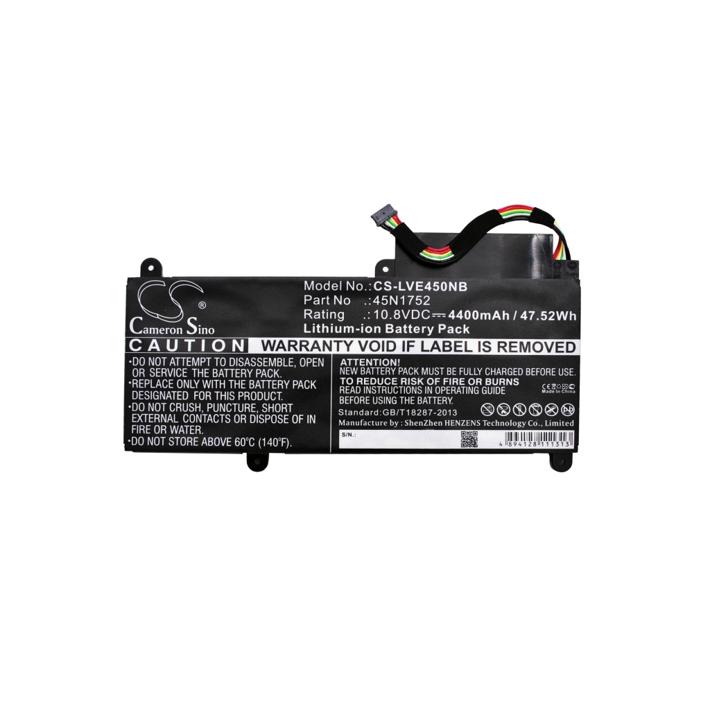 Compatible battery replacement for LENOVO  45N1754, 45N1753 3INP7/38/64-2q, 45N1757, 45N1753, 45N1756...