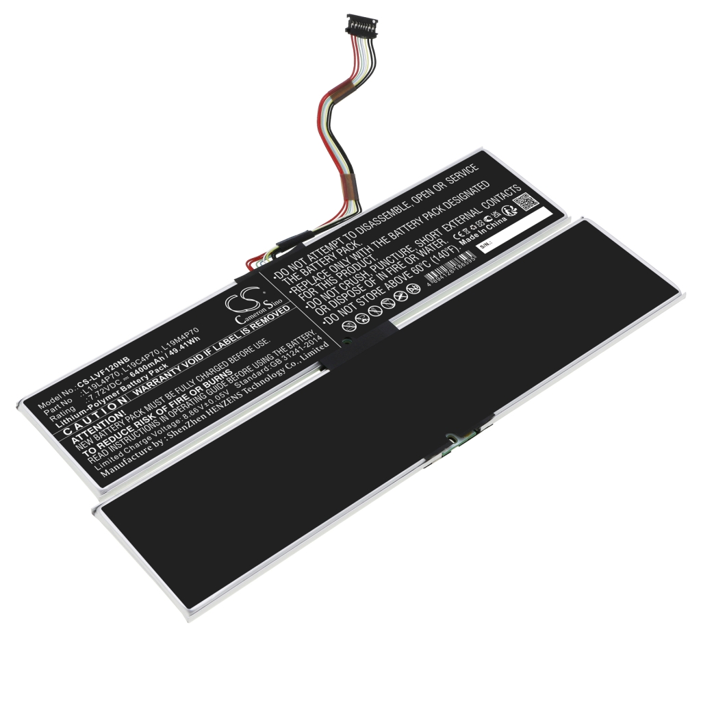 Compatible battery replacement for LENOVO  L19C4P70, SB10T83127, 5B10W13884, SB10T83126, 5B10W13883...