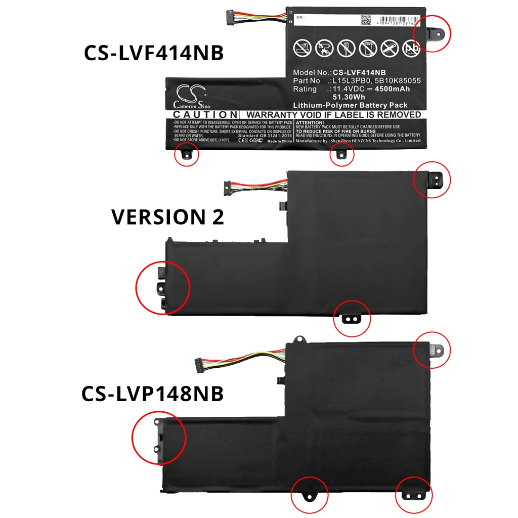 Notebook battery Lenovo CS-LVF414NB