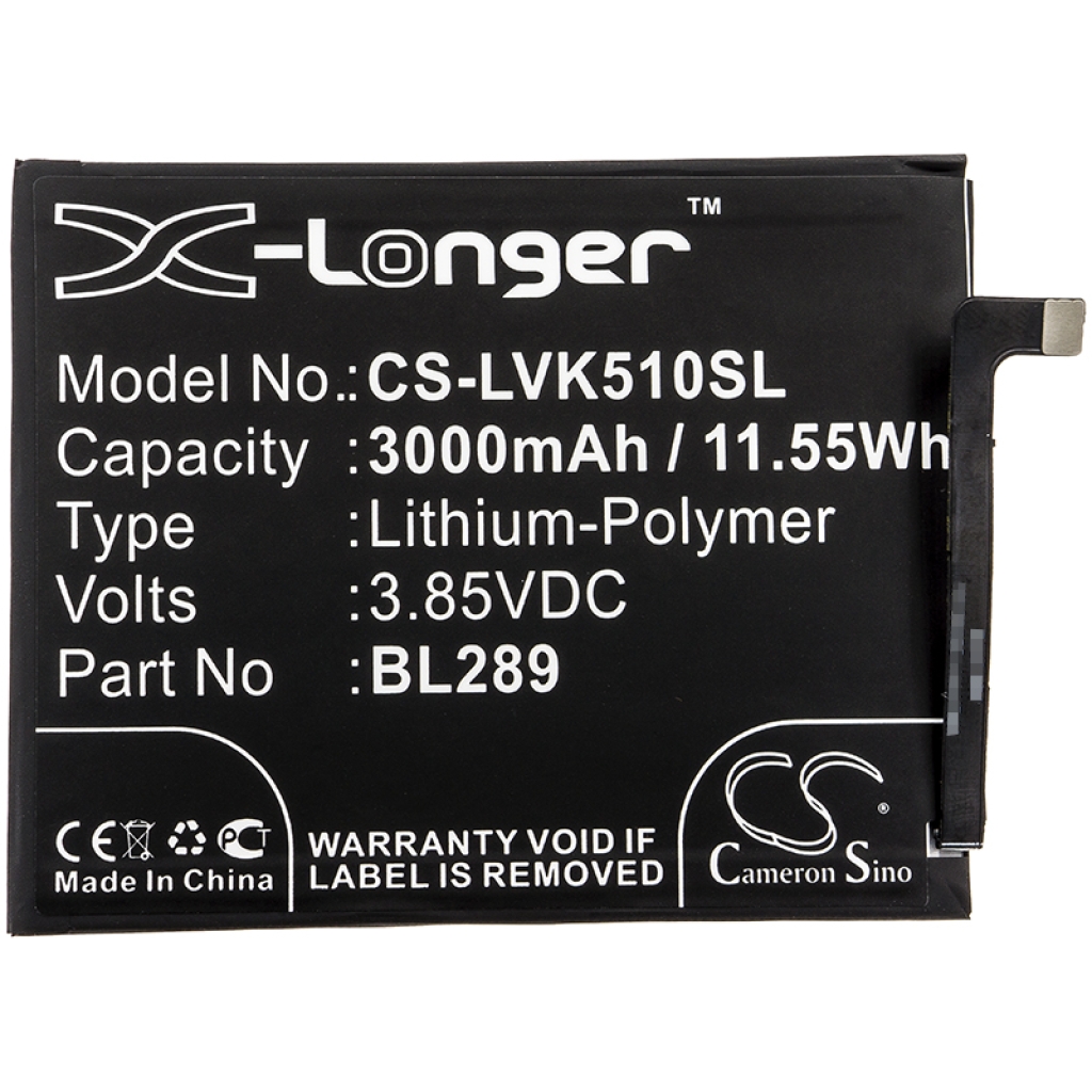 Mobile Phone Battery Lenovo CS-LVK510SL