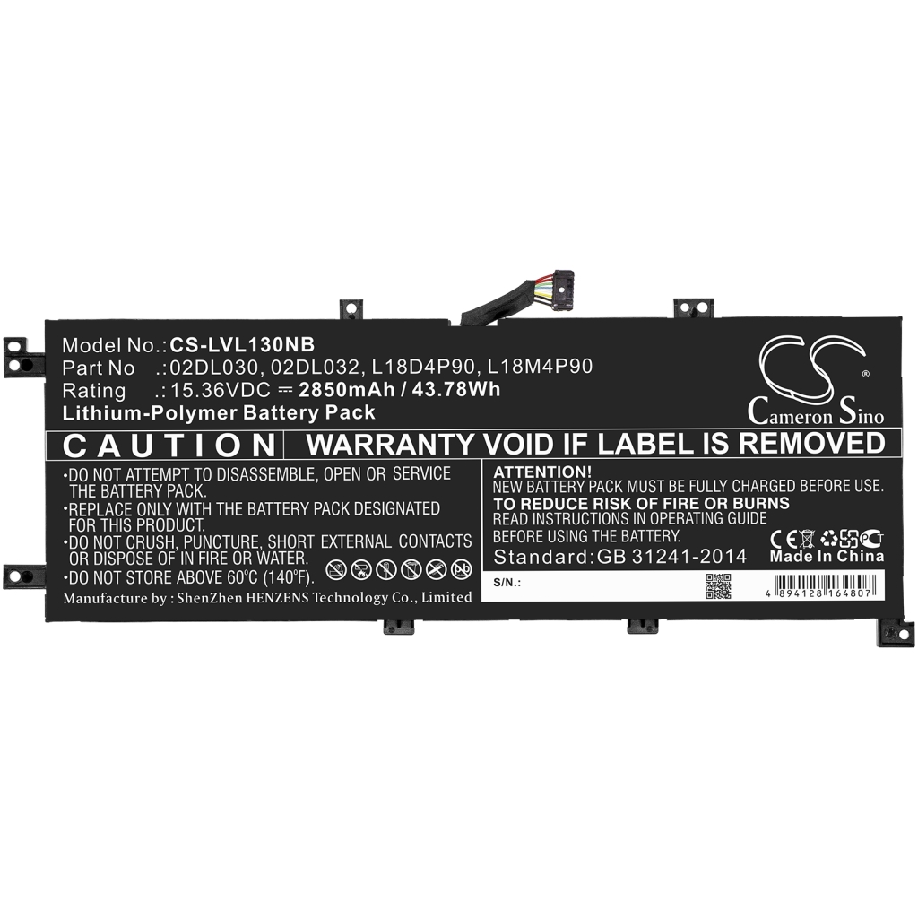 Notebook battery Lenovo CS-LVL130NB