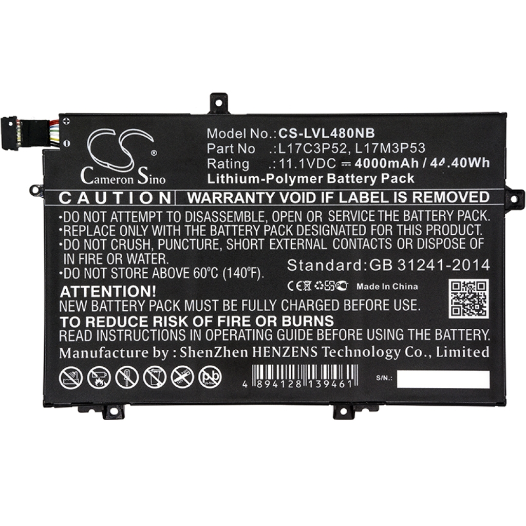 Notebook battery Lenovo CS-LVL480NB