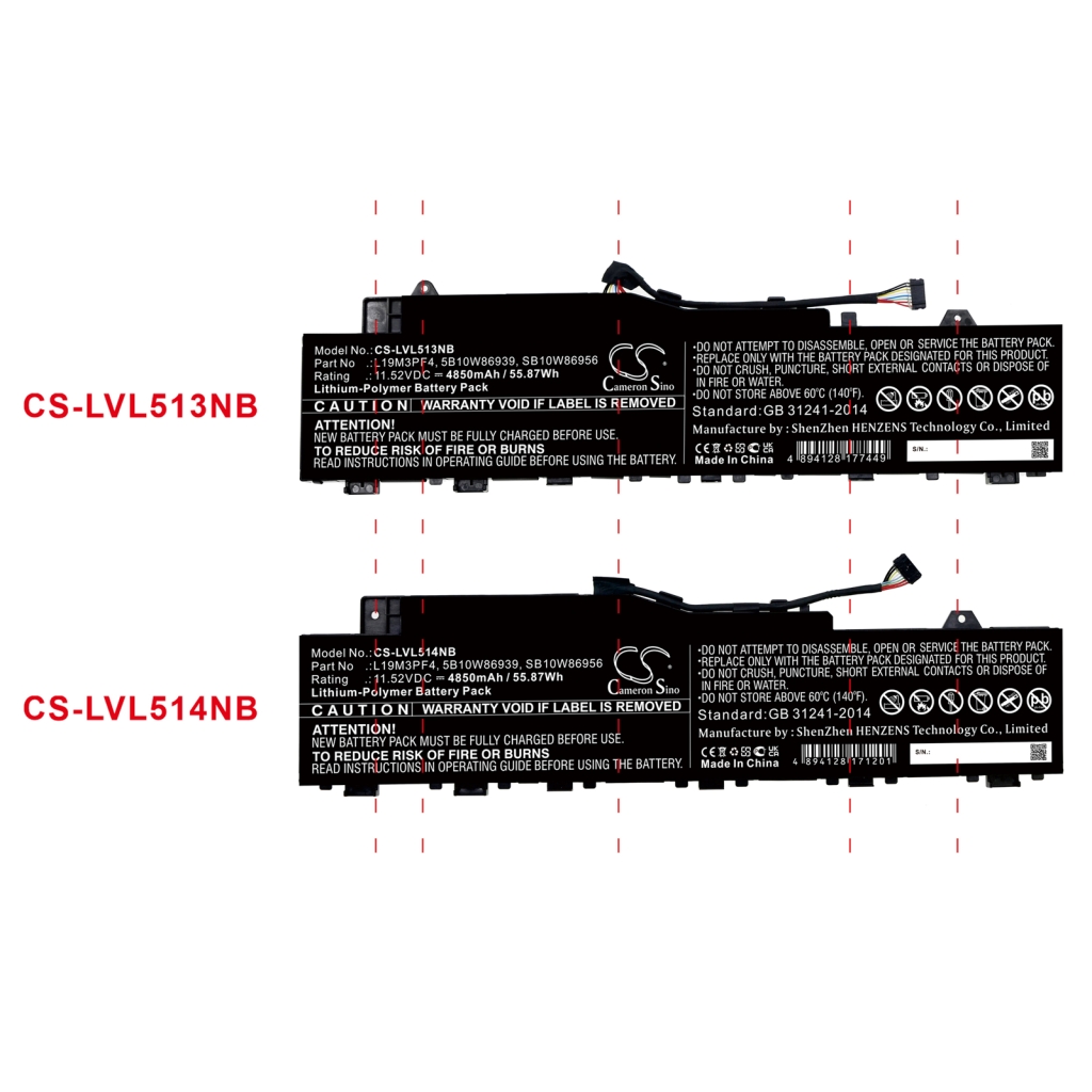 Notebook battery Lenovo xiaoxin Air14 2020