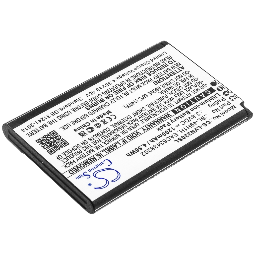 Battery Replaces EAC63438202