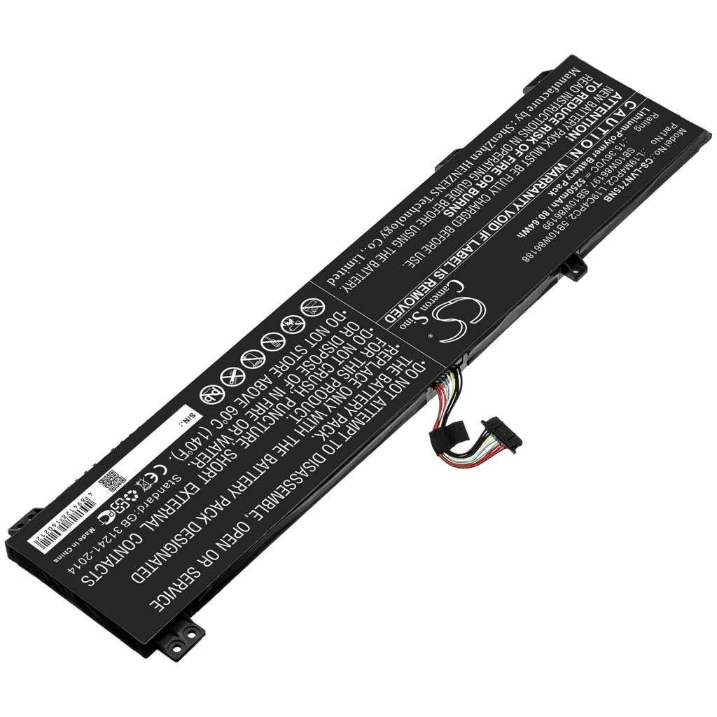 Compatible battery replacement for LENOVO  L19M4PC1, SB10W86198, L19C4PC2, SB10W86197, L19C4PC1...