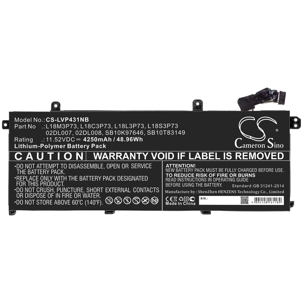 Battery Replaces SB10K97646