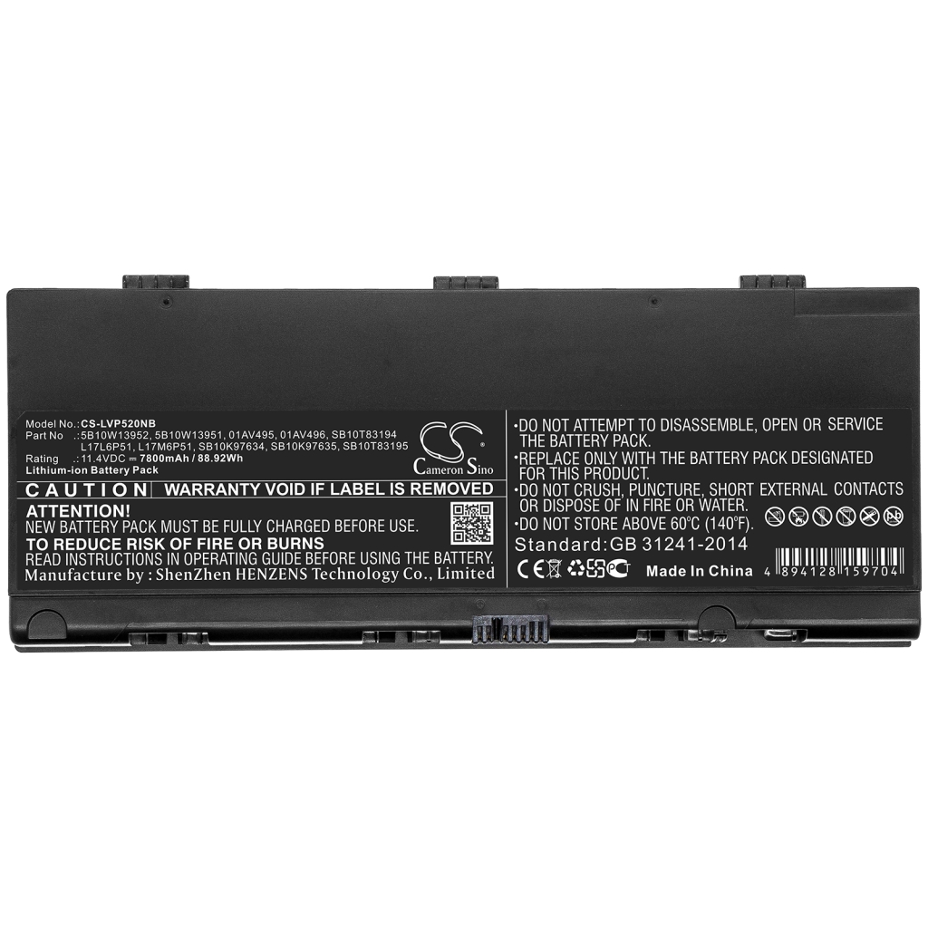 Notebook battery Lenovo CS-LVP520NB