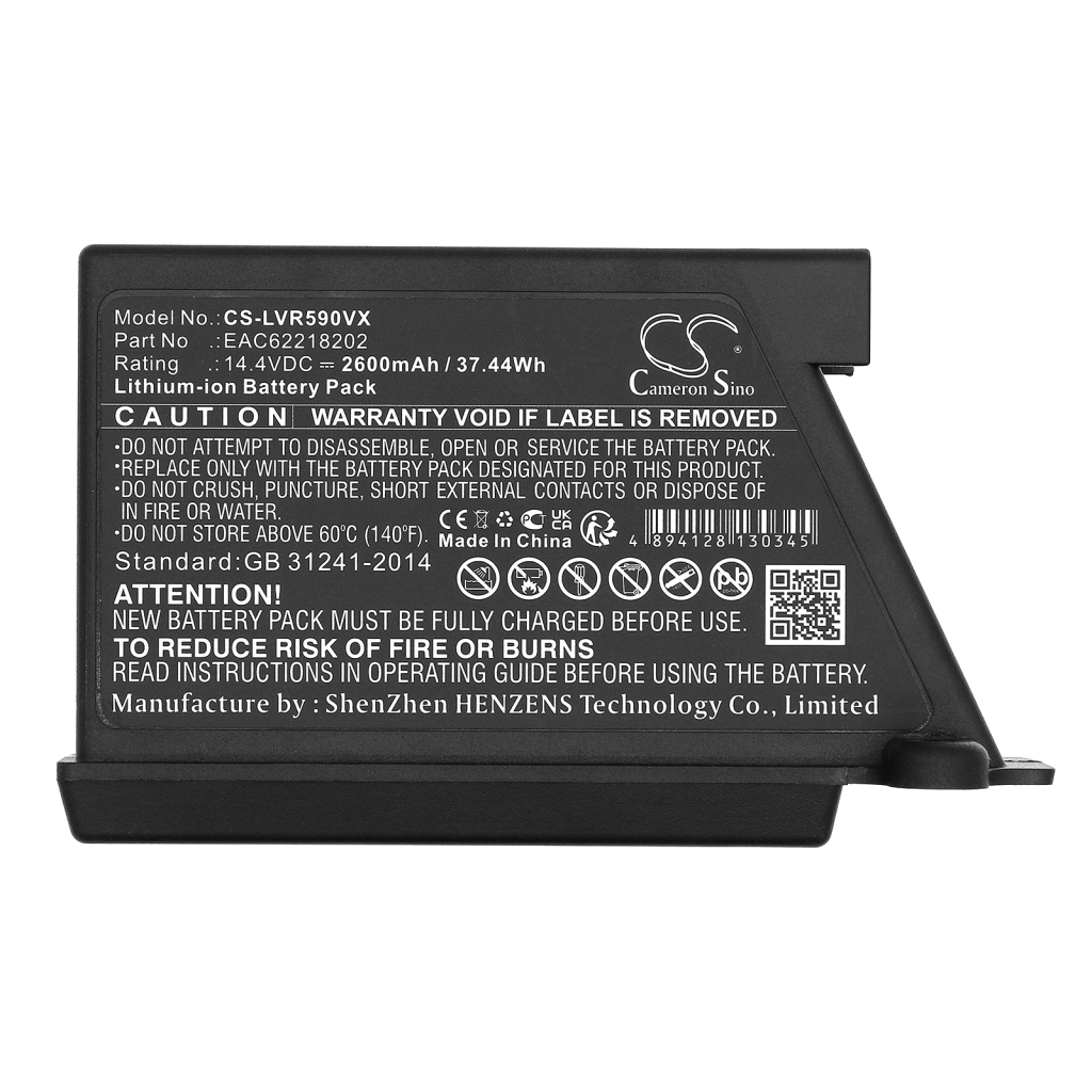 Compatible battery replacement for LG  EAC62218205, EAC60766105, EAC62076601, B056R028-9010, EAC60766109...