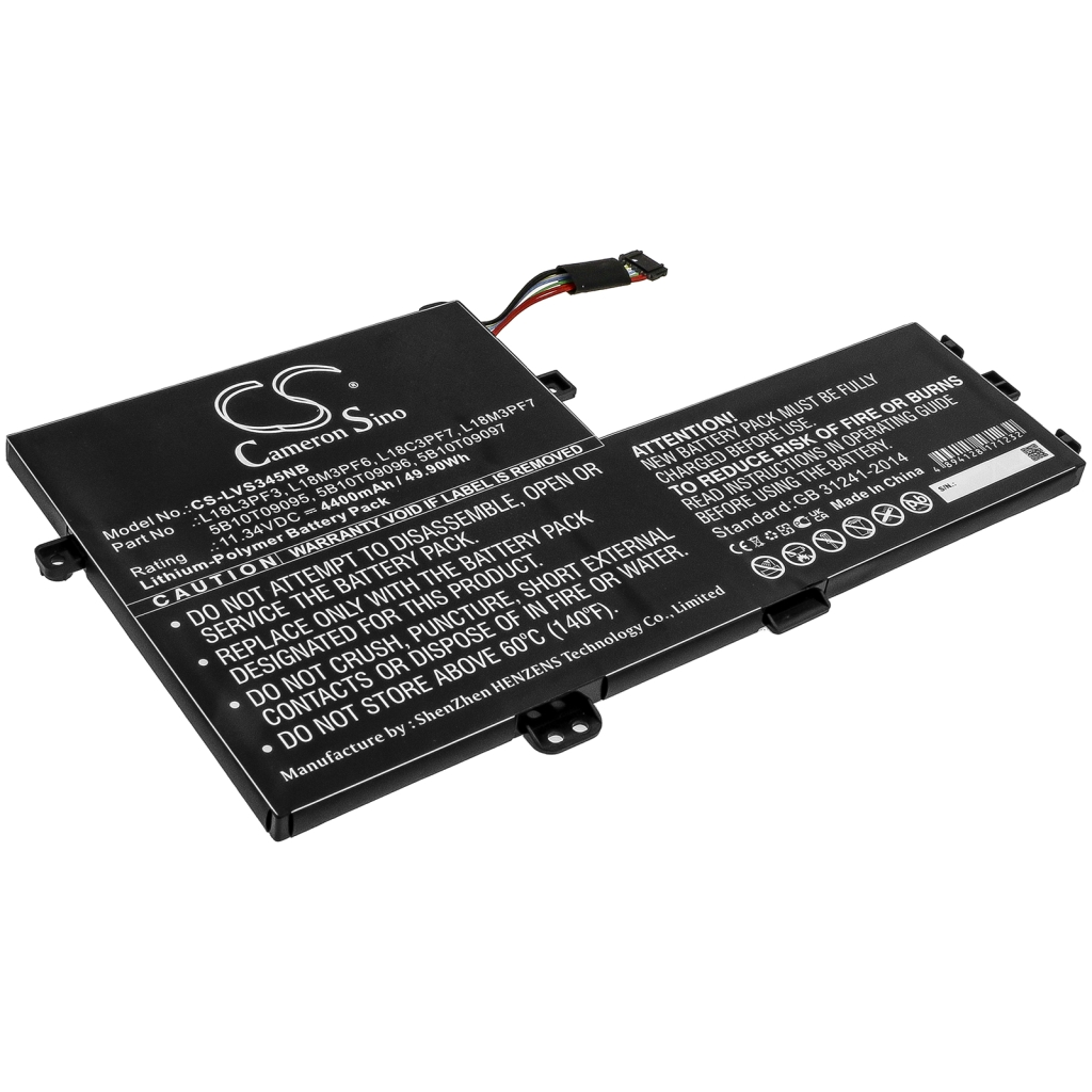 Compatible battery replacement for LENOVO  L18L3PF3, L18C3PF7, 5B10T09097, L18M3PF7, 5B10T09096...