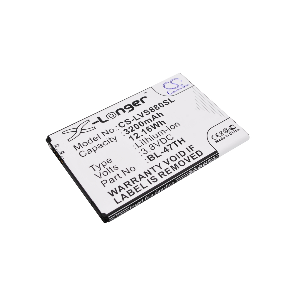 Compatible battery replacement for LG  EAC62298601, BL-47TH