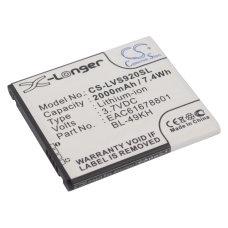 Compatible battery replacement for LG BL-49KH,EAC61678801