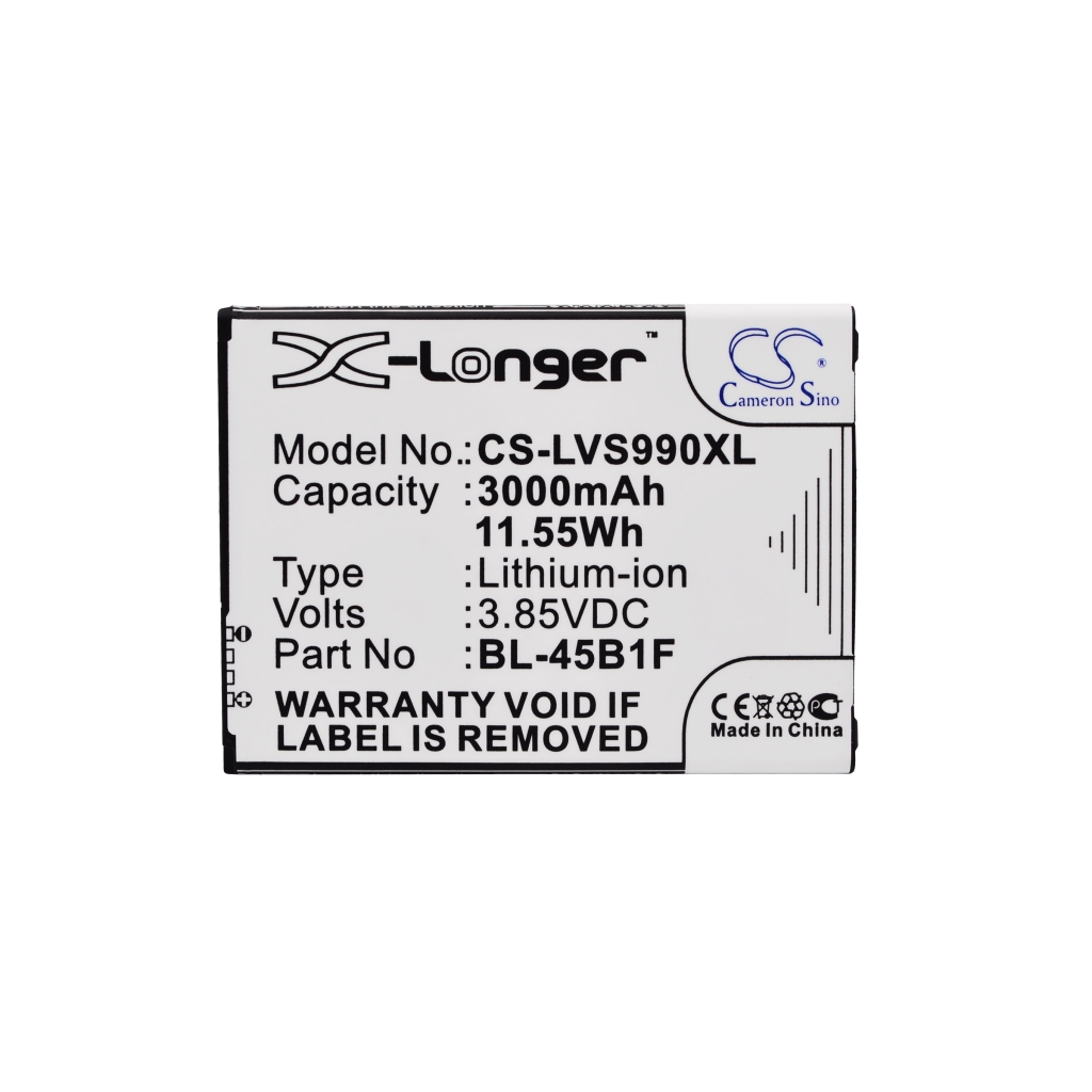 Compatible battery replacement for LG  BL-45B1F, EAC63158401 AAC, EAC63118201