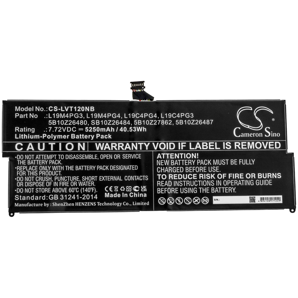 Notebook battery Lenovo CS-LVT120NB