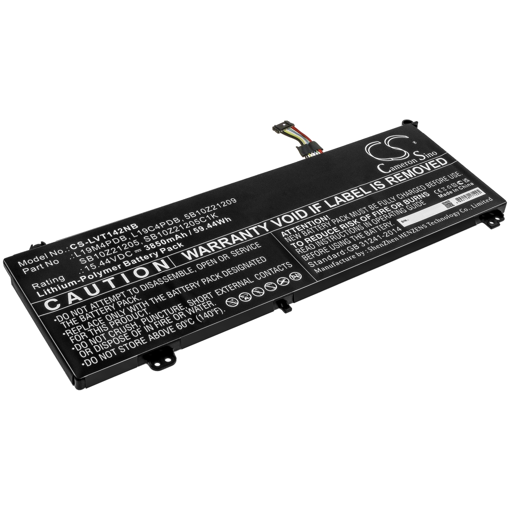 Compatible battery replacement for LENOVO  SB10Z21205C1K, L19M4PDB, SB10Z21205, L19C4PDB, SB10Z21200...