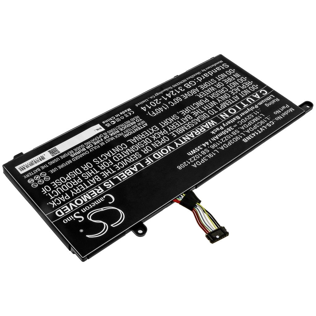 Compatible battery replacement for LENOVO  L19D3PDA, SB10Z21208, L19C3PDA, SB10Z21196, L19M3PDA...